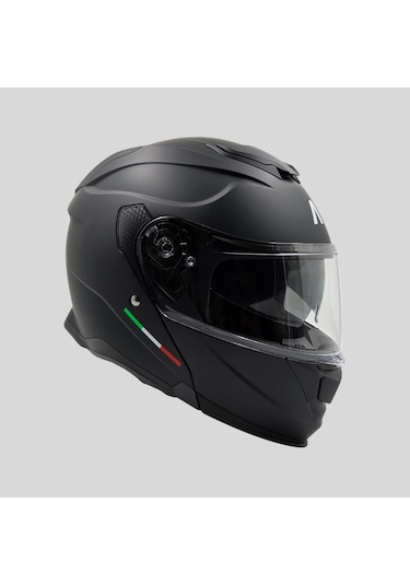 Arwic AR935 Mat Çene Açılır Ece-R 22.06 Motosiklet Kaskı Siyah