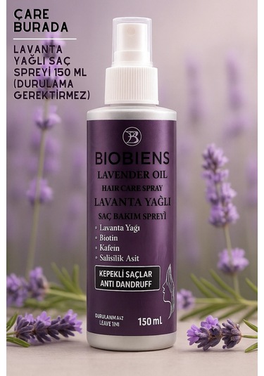 Biobiens Lavanta Yağlı Saç Spreyi 150 ML