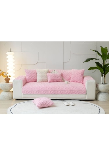 Flybuy X Tcherchi Peluş Oturma Örtüsü Odası Minimalist Koltuk Kaymaz Kanepe 90 180 Ui 180 x 220
