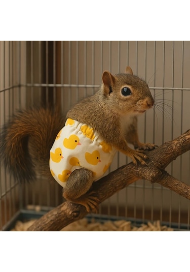 Elmpaly Kirpi Yıkanabilir Bezler, Sincap Tuvalet Eğitimi, Küçük Evcil Hayvan Bakım Ürünleri M Kivi