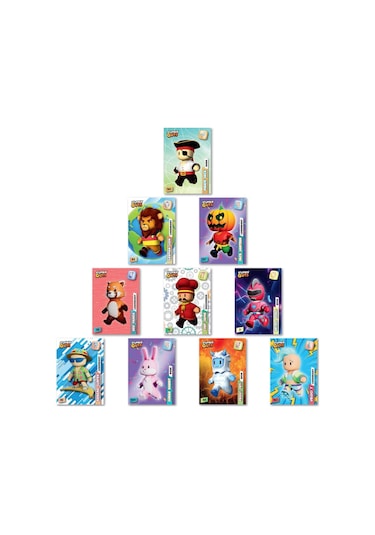 Panini Stumble Guys Koleksiyon Kartları - Çoklu Set - 1 Paket 6 Adet Kart + 1 Limited Edition Kart