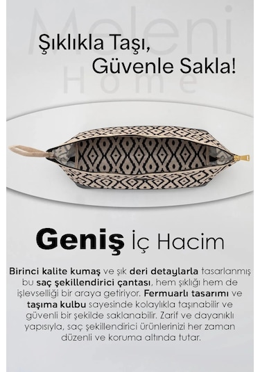 Çok Amaçlı Çanta Saç Düzleştirici,maşası,şekillendirici 8x16x16