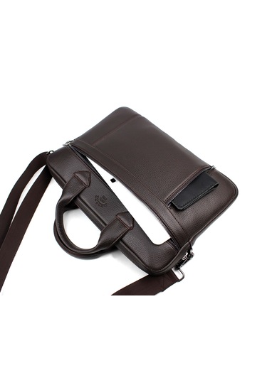 14 İnç Evrak Ve Laptop Çantası Kahverengi