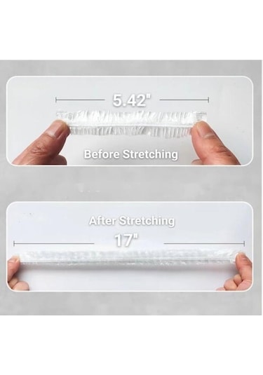 Lastikli Tencere Ve Tabak Bonesi 100 Adet 20cm