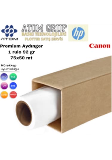 Atomplotter Aydınger Çizim Kağıdı 75x50mt 92 Gr