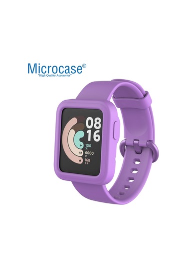 Microcase Xiaomi Mi Watch Lite Önü Açık Tasarım Silikon Kılıf