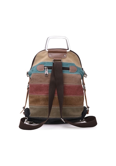 Neevoyu 3'lü Kullanimli Kanvas Sirt Çantasi: El Tutturabilir, Tek Omuzlu, Çok Fonksiyonlu - Ipad Ve Belgelik Cebi İle Moda Desenli Çok Renkli Neevoyu 3'lü Kullanimli Kanvas Sirt Çantasi: El Tutturabilir, Tek Omuzlu, Çok Fonksiyonlu - Ipad Ve Belgelik Cebi İle Moda Desenli Çok Renkli