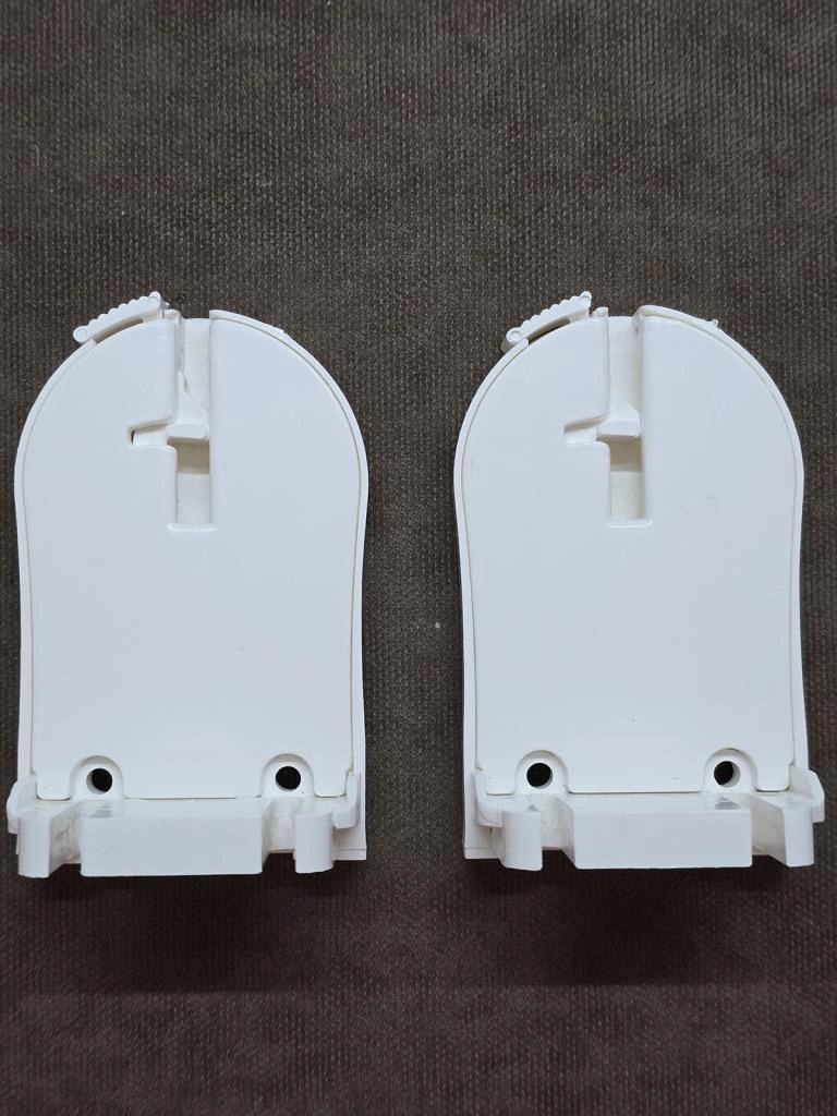 Plastik Kasalı Zebra Ve Stor Perde Mekanizma Zincir Kapak Tamir Seti Beyaz Beyaz