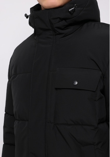 Colins Regular Fit Erkek Siyah Kaban Cl1076393 Q1.v1 Blk Siyah