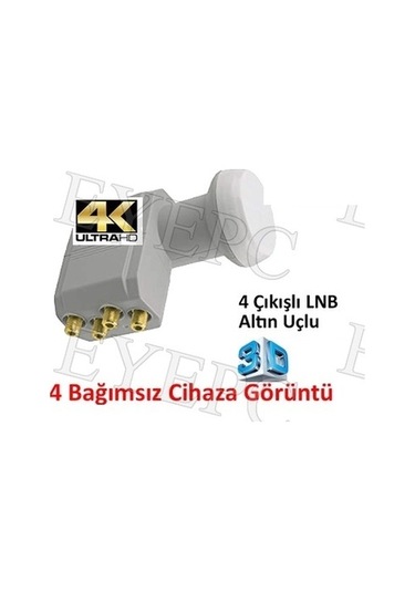 EYEPC 4 Görüntü 4'lü 4K Full HD 3D LNB