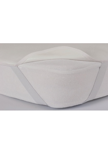 Caretex Fermuarlı,%100 Pamuklu Dokuma Flancy Yatak Alezi