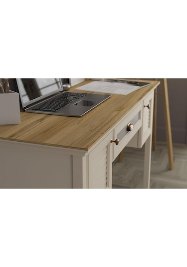 Sakura Frn-21033 Misto Çalışma Masası Krem