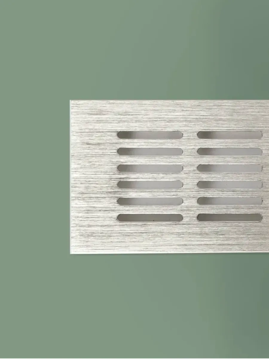 Aksmebel Havalandırma Izgarası 480 60 Mm Alüminyum Ve Paslanmaz Çelik Düz 197235994