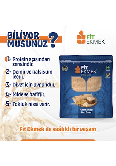 Fit Yulafli Lavaş Ekmeği 300gr Ve Çavdar Lavaş Ekmeği 300gr