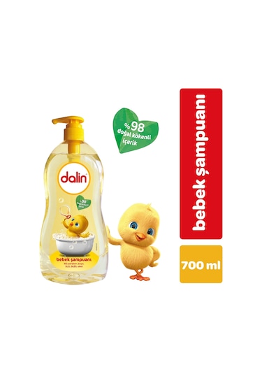 Dalin Bebek Şampuanı Klasik 700ML Pompalı (6 Lı Set)
