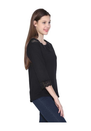 Zehra Şile Bezi Bluz Siyah Syh