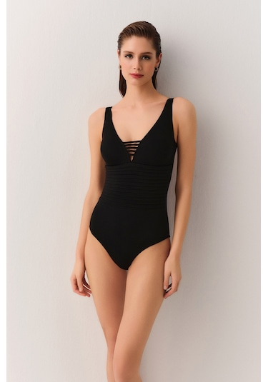 Suwen Nervürlü Mayo Sbn25997012 Siyah