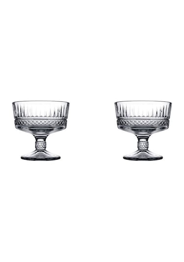 Paşabahçe 51749 Elysia Ayaklı Dondurmalık Kase 2 Li Şeffaf