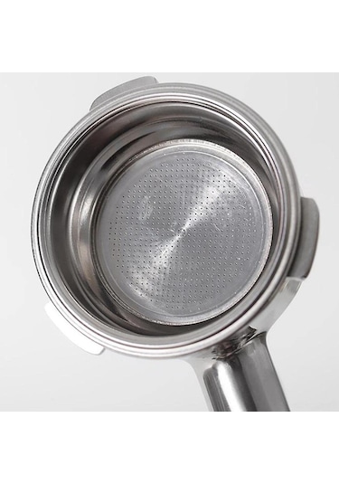 Youmex Kahve Makinesi Filtre Sepeti - 51cc Tek/çift Kişilik Baskılı Paslanmaz Çelik Kahve Filtresi Gümüş