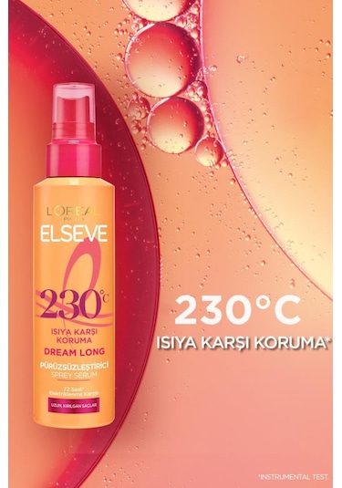 Elseve Dream Long Isı Koruyucu & Pürüzsüzleştirici Sprey Serum 150 ML