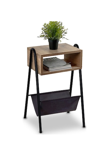 Çantalı Komodin Sehpa Yan Sehpa 5003