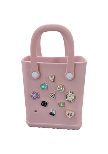 15 Adet Muhtelif Desenli Renkli Bileklik Terlik Süsü Charm Terlik Aksesuarı