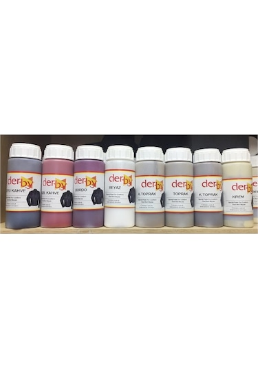 Derby Ayakkabı Deri Oto Döşeme Mont Direksiyon Boyası 100 ML