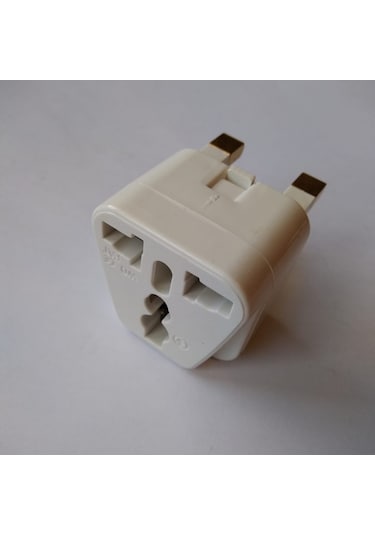 Priz Çevirici Adaptör Topraklı Türk İngiliz Fişi