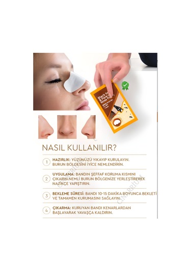 Siyah Nokta Ve Gözenek Temizleyici Burun Bandı 10 Lu Pürüzsüz Ve Temiz Cilt İçin Etkili Çözüm