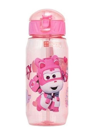 Mavi 450 Ml Disney Karikatür Mickey Fare Çocuk Plastik Kupası Saman Fincan Öğrencileri İçme Suyu Çocuk Şişe Sızdırmaz 1