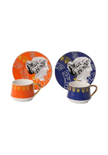 Lucky Art Mirth Bone 6lı Kahve Fincanı