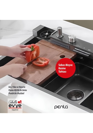 Penta Krom Akıllı Eviye Iq200