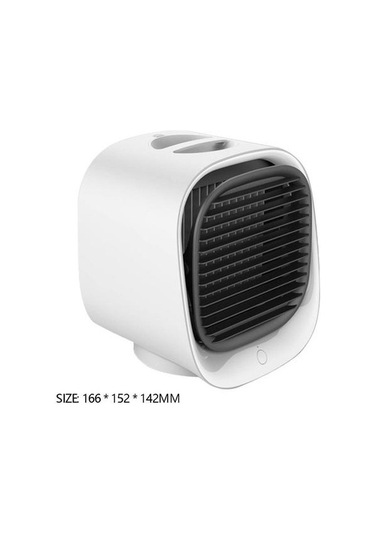 300ml Mini Taşınabilir Klima 3 Seviye Klima Nemlendirici Arıtma Usb Masaüstü Hava Soğutucu Fanlı Su Tankı Hvac Systems Parçalar 6008 Beyaz