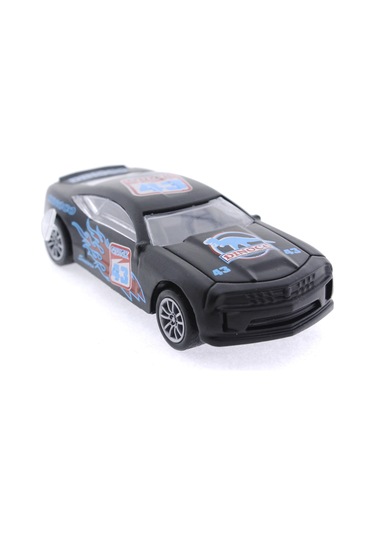 Die Cast Çek Bırak Metal Siyah Yarış Arabası 43