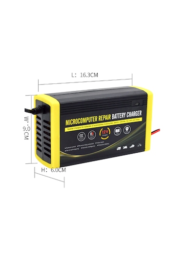 Ranyeek 12v Akü Tamiri Ve Şarj Cihazı 6a - Abs Malzeme, Çoklu Koruma, İngiliz Standartı - Motosiklet, Araba, Akü Sağlığı İçin