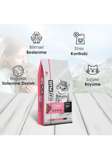 Catplus Tavuklu Hamsili Yavru Kedi Maması 1500 G
