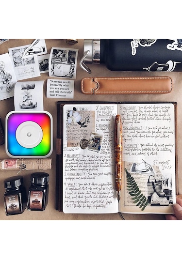 Maiyame Mini Cep Yazıcısı Öğrenciler İçin Uygun Termal Yazıcı Kablosuz Yazıcı Mürekkep Gerektirmez