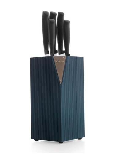 Schafer Solide Bıçak Seti 6 Prç - Yeşil