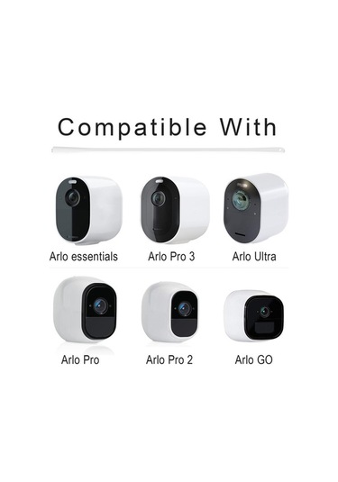 Novahub Arlo Kamera Montaj Askısı 3'lü Set, Esnek Ayarlanabilir 1/4 Vida Uyumlu Ağaç Dış Mekan Kurulumu İçin