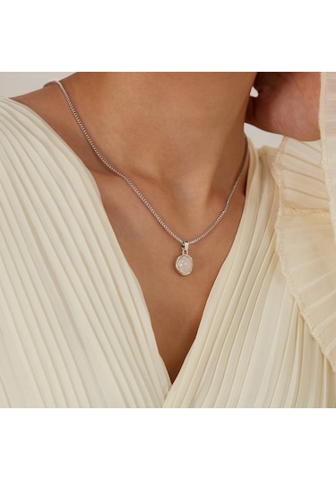 Sones Opk Gdx126 Yuvarlak Bakır Kolye Paslanmaz Çelik Zincir Çok Renkli