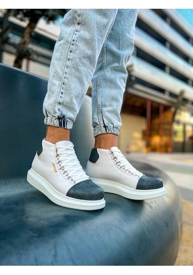 Ch258 Gbt Roma Colourful Erkek Bot Beyaz/antrasıt