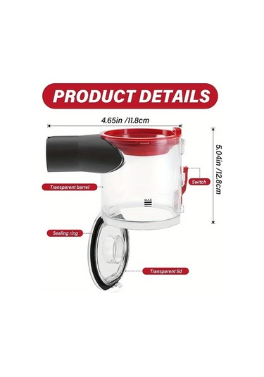 Fochsia 2pack Ds V7 Sv11 V8 Sv10 Elektrikli Süpürge Toz Haznesi Yedek Parça Aksesuar 967699 01