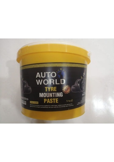 Auto World Lastik Montaj Kremi 5kg Sarı Krem