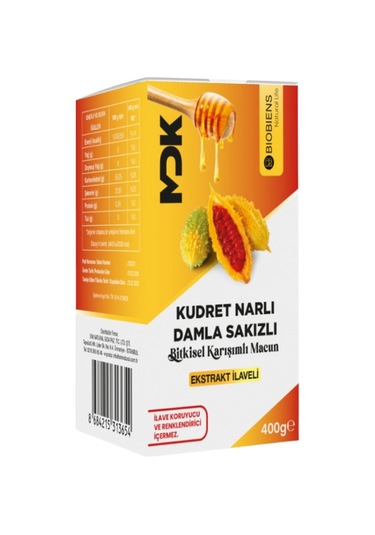 Biobiens Kudret Narlı Damla Sakızlı Macun 400gr