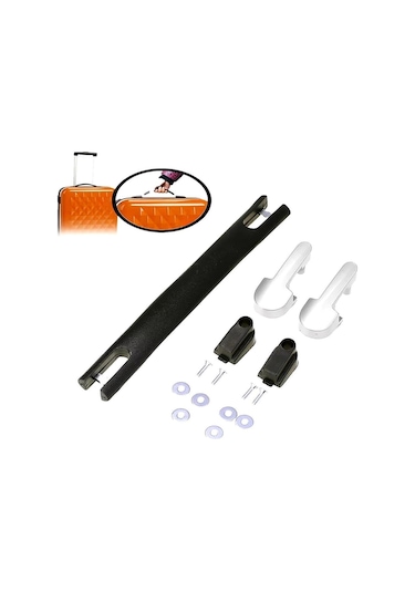 Homyl Bavul Bagaj Sapı Yedek Taşıma Kayışı Vidalarla Çok Renkli