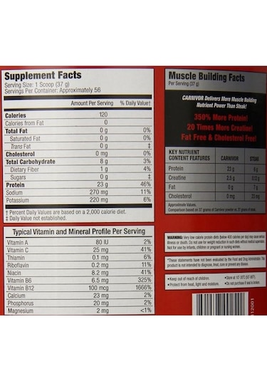 Musclemeds Carnivor Beef Protein 2088 G