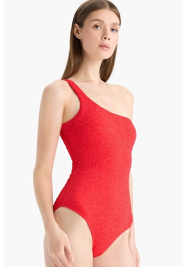 Defacto Regular Fit Gofre Dokulu Tek Omuz Mayo-fall İn Love E2575ax25smrd197 Kırmızı Defacto Regular Fit Gofre Dokulu Tek Omuz Mayo-fall İn Love E2575ax25smrd197 Kırmızı