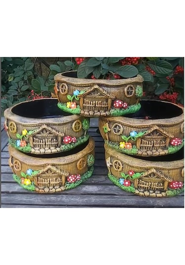 Oval Masal Saksı