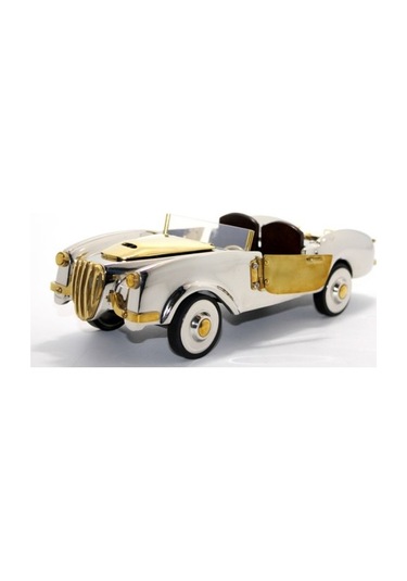 Büro Ev Ofis Dekoru İçin Pirinç Yapım Retro Araba