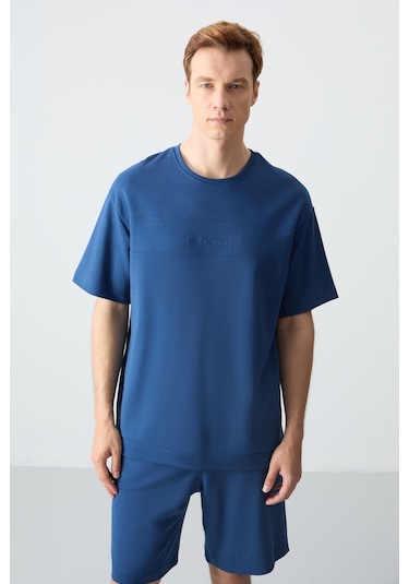 Tommy Life Parlament Pamuklu Kalın Yumuşak Dokulu Oversizefit Basic Erkek Şort Takım - 85257 Lacivert Tommy Life Parlament Pamuklu Kalın Yumuşak Dokulu Oversizefit Basic Erkek Şort Takım - 85257 Lacivert